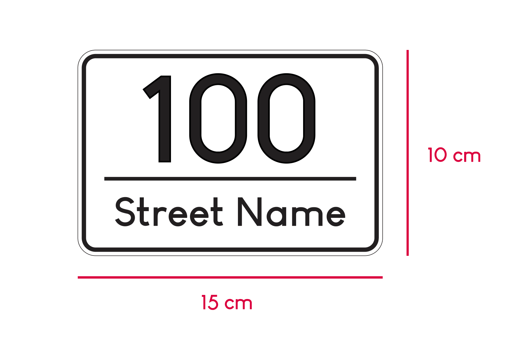 Rectangular Trash Signs Rectangle Trash Stickers – Tillo Studio