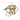 Gold Chrome Window Sticker - M