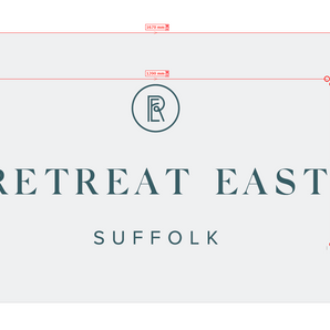 Retreat East Frosted Panel Sticker